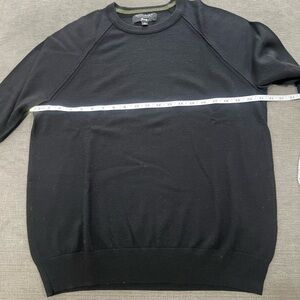 Banana Republic Men's Black Crewneck Sweater